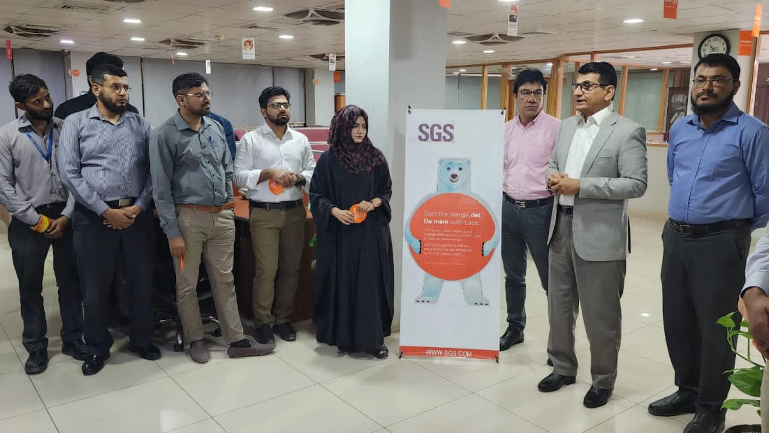 SGS Pakistan Joined the Spot the Orange Dot Initiative