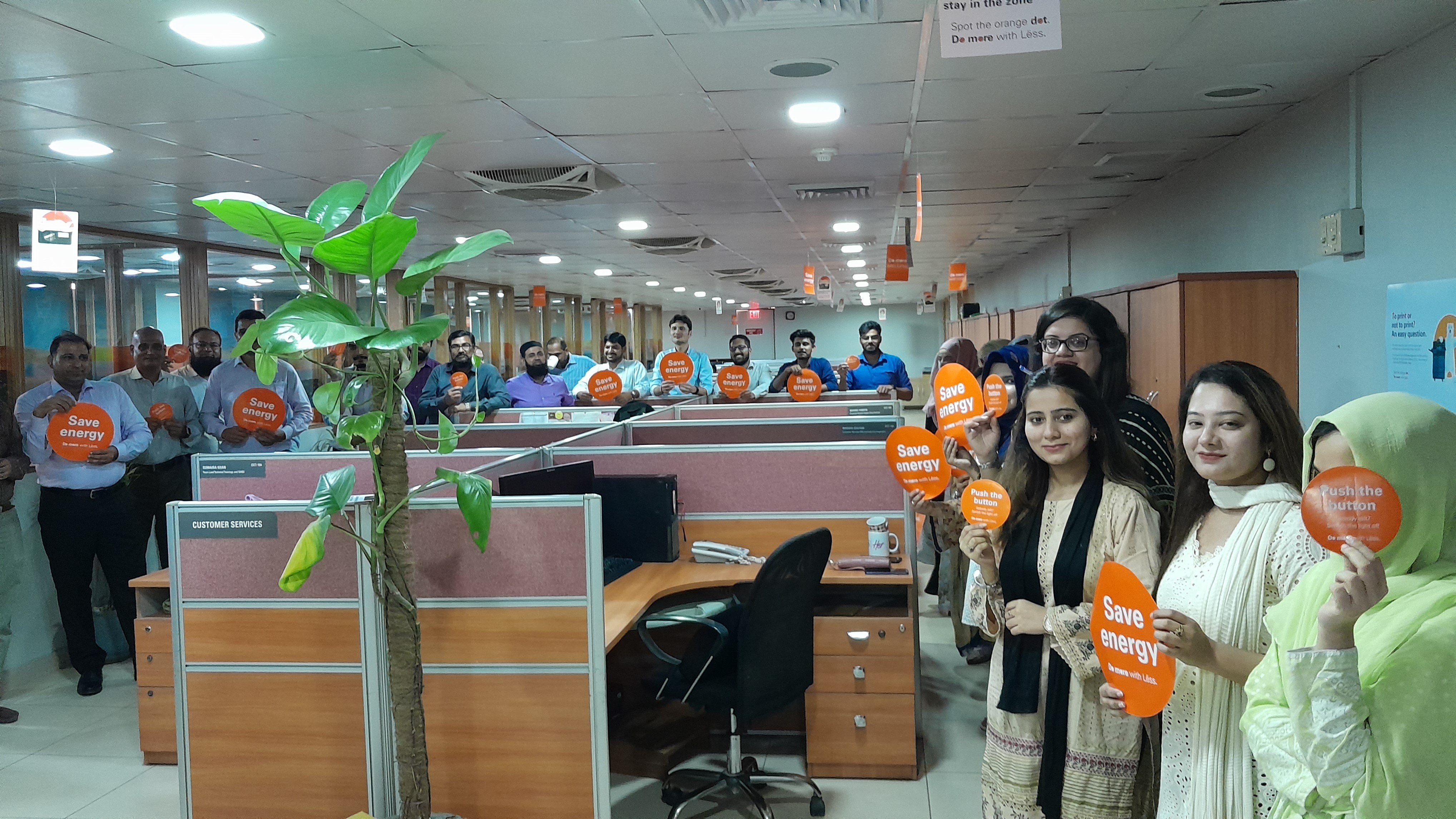 SGS Pakistan Joined the Spot the Orange Dot Initiative
