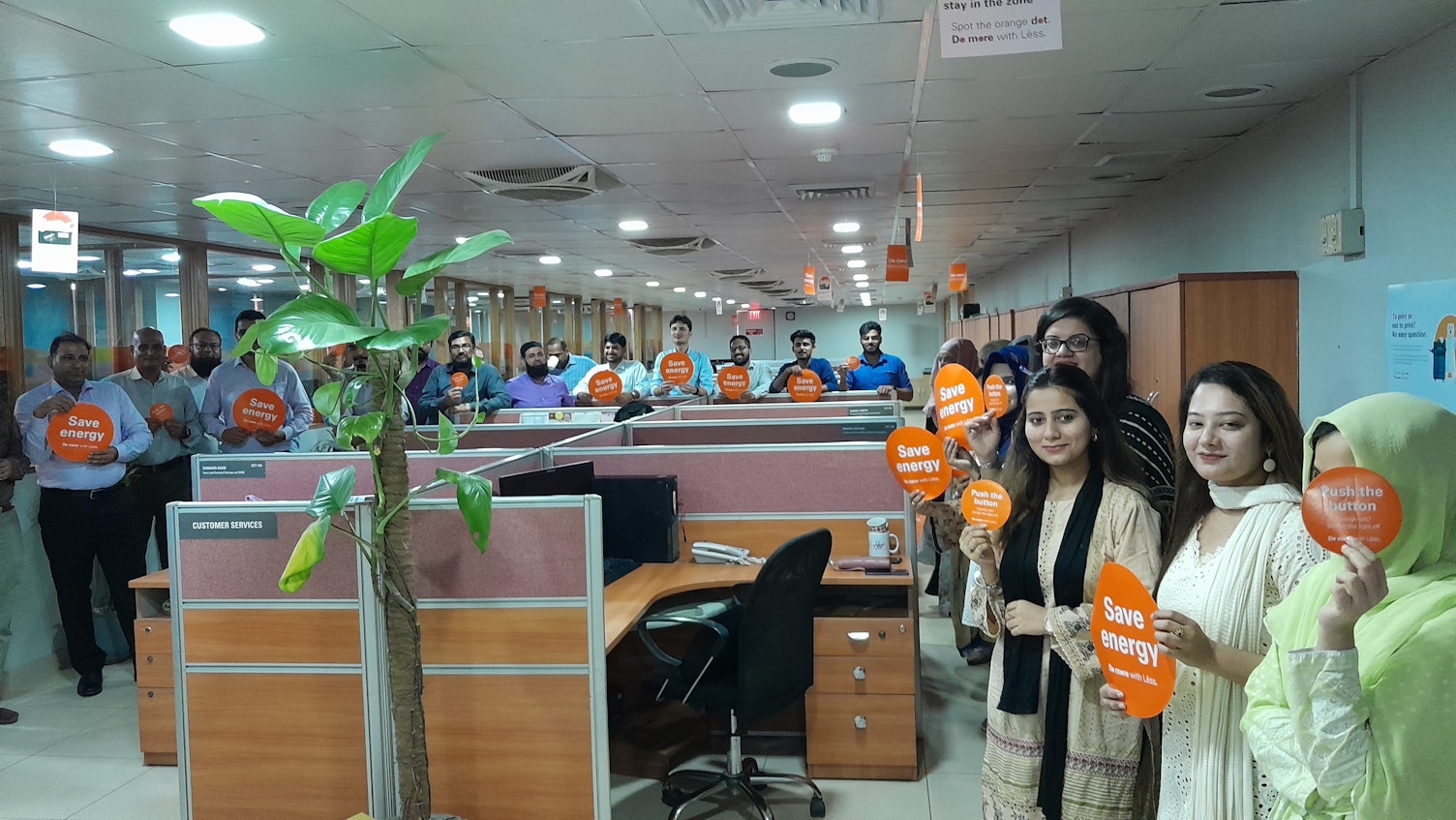 SGS Pakistan Joined the Spot the Orange Dot Initiative