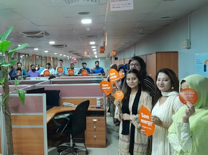 SGS Pakistan Joined the Spot the Orange Dot Initiative