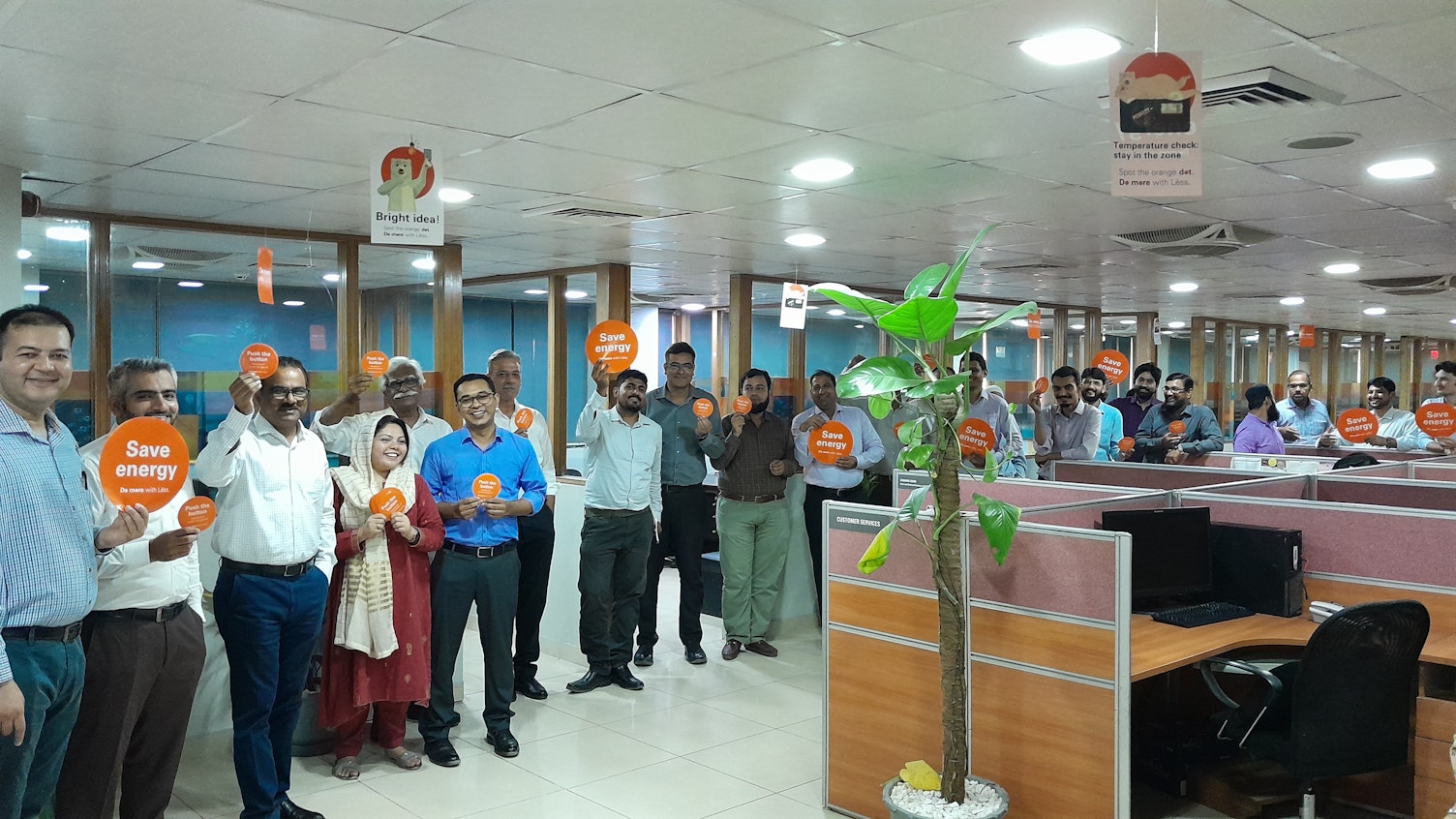 SGS Pakistan Joined the Spot the Orange Dot Initiative