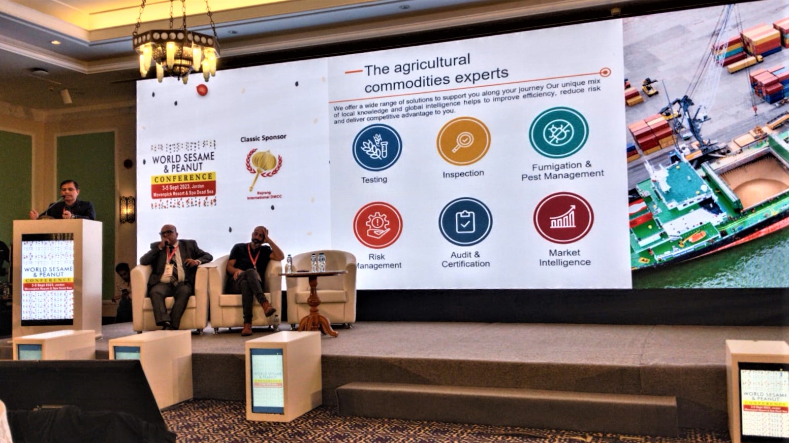 SGS Shared Quality and Food Safety Expertise at the World’s Sesame & Peanut Conference in Jordan