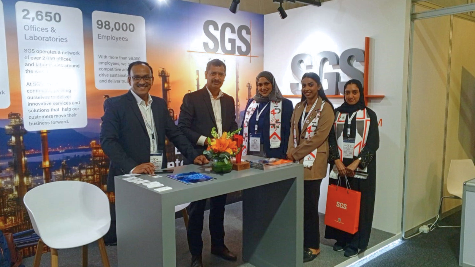 SGS Shared Expertise in AIM at the Middle East Corrosion Conference in Bahrain