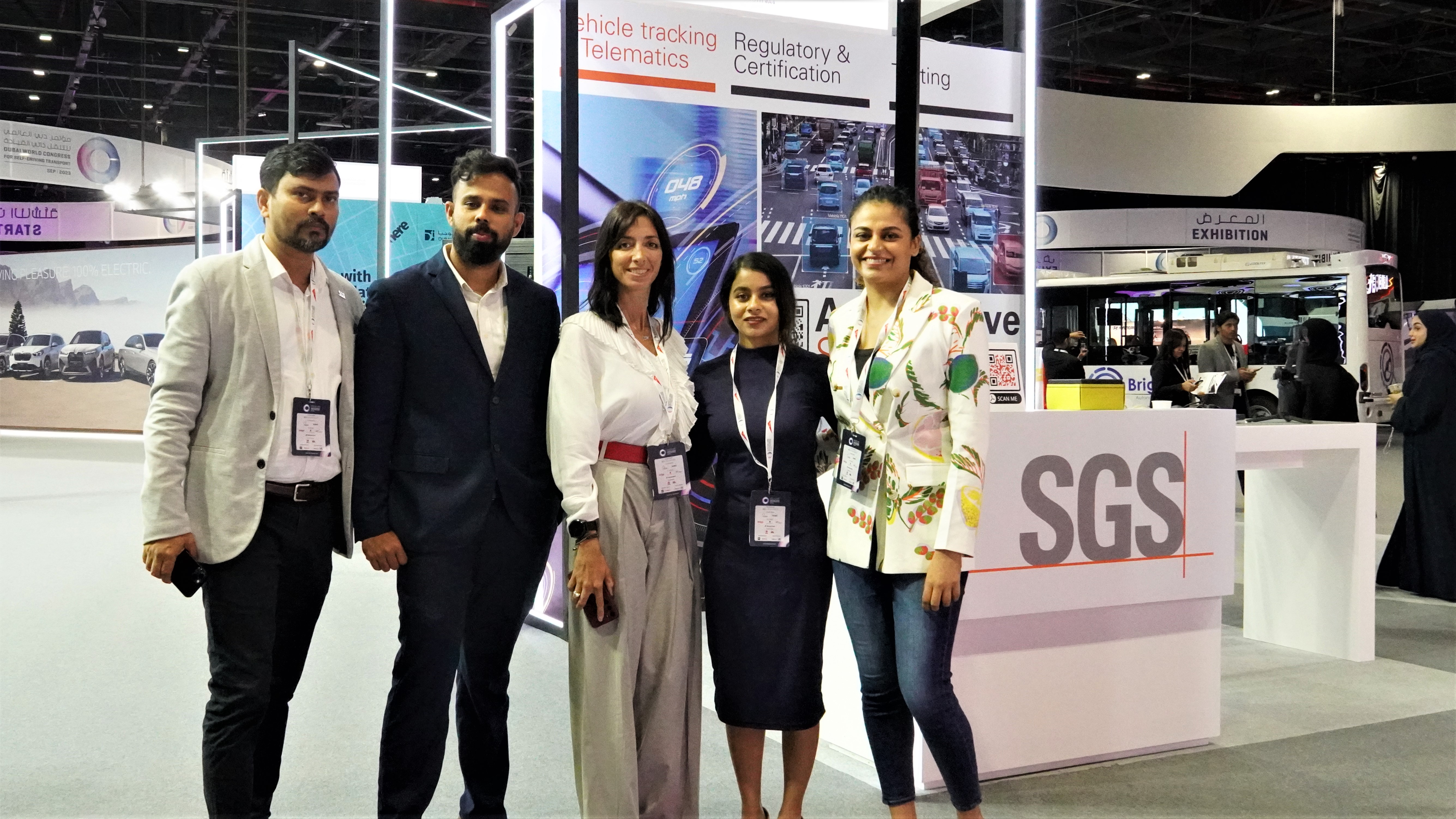 SGS Showcased Smart City Solutions at the Dubai World Congress for Self-Driving Transport