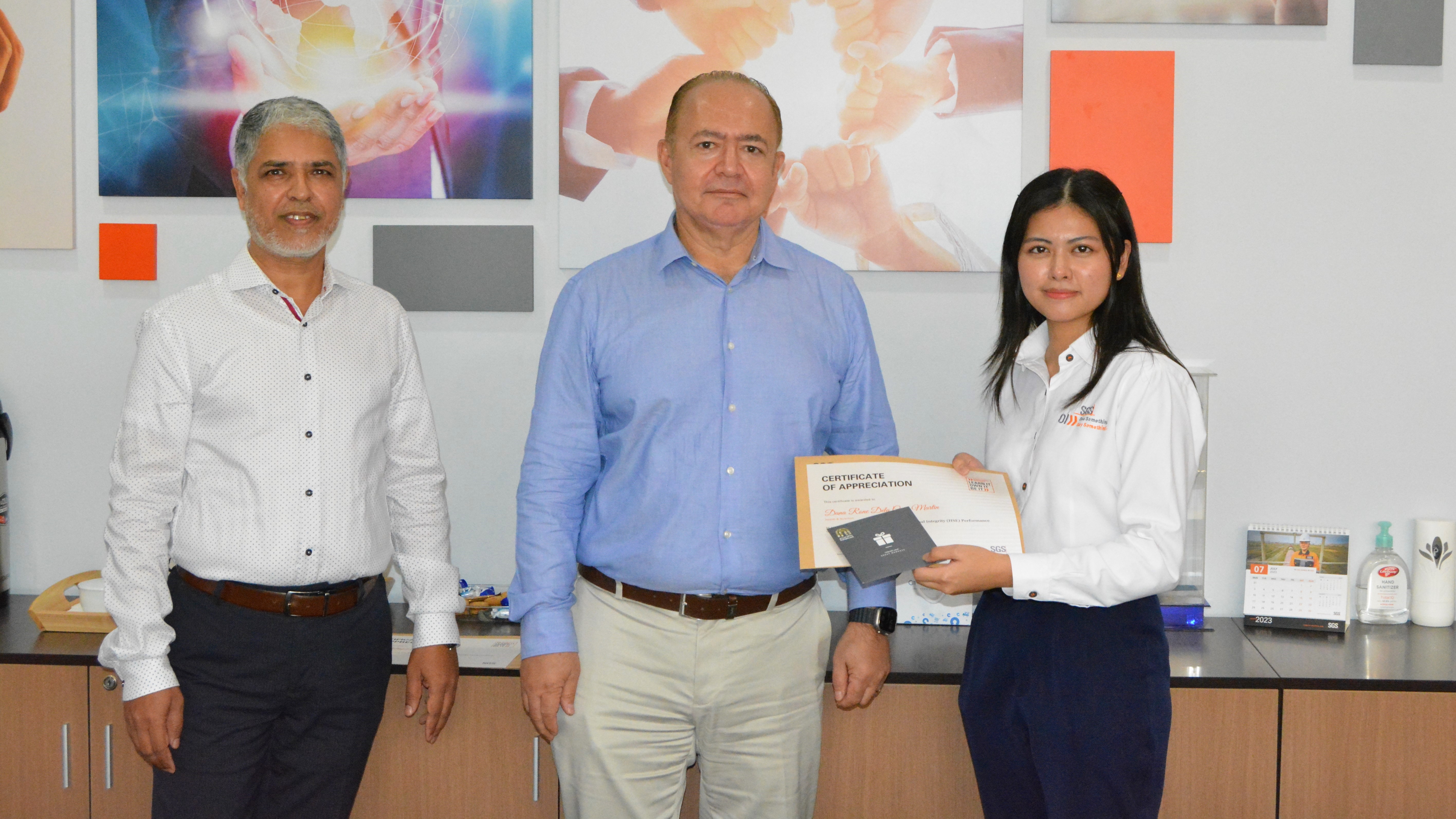SGS UAE Celebrating Safe Behaviour at Workplace