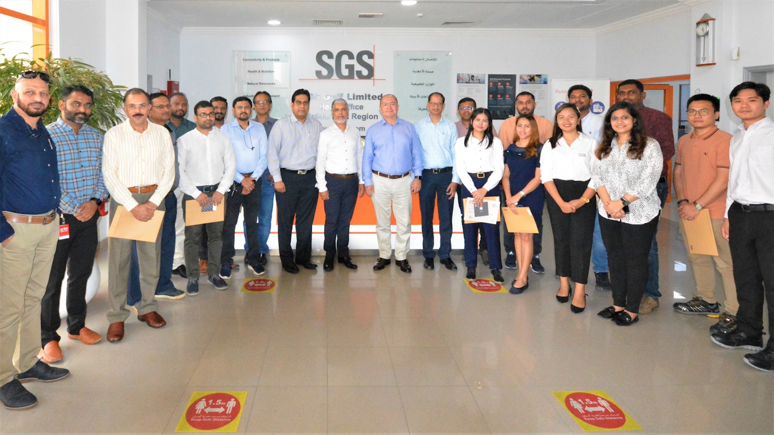 SGS UAE Celebrating Safe Behaviour at Workplace