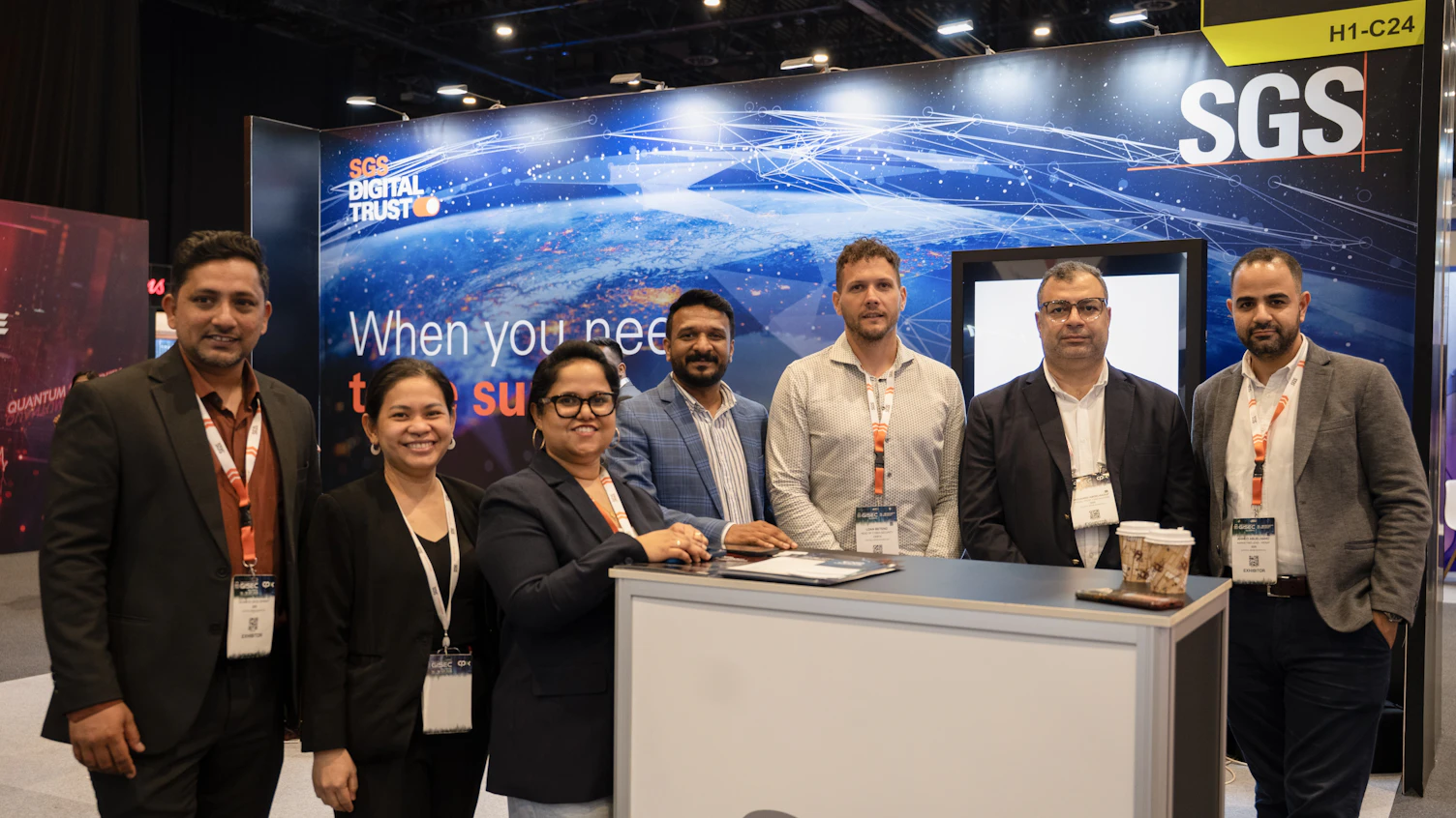 Business Assurance team of SGS in GISEC Global 2026