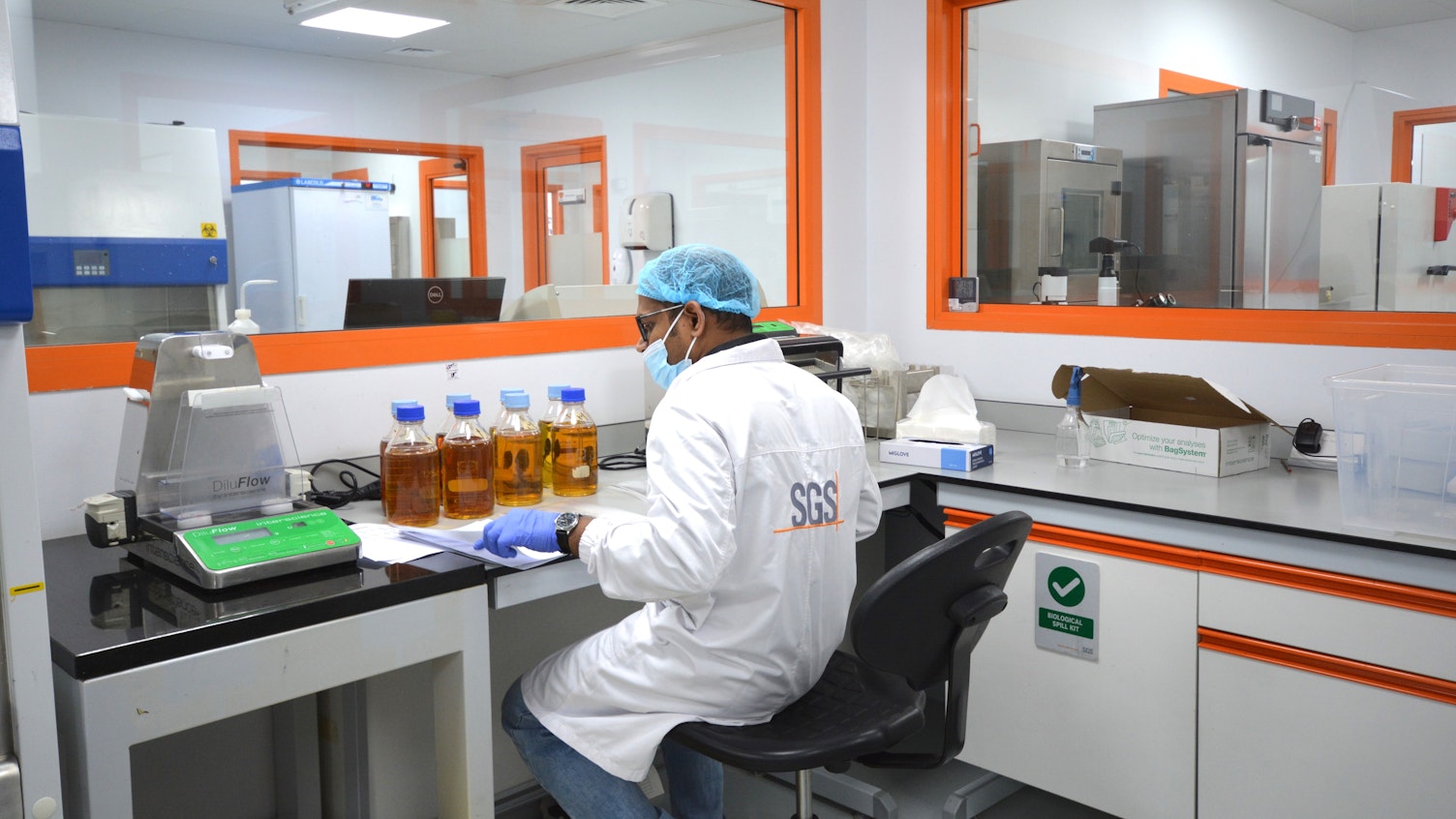 Swiss Ambassador to the UAE visits SGS multi lab in Dubai UAE