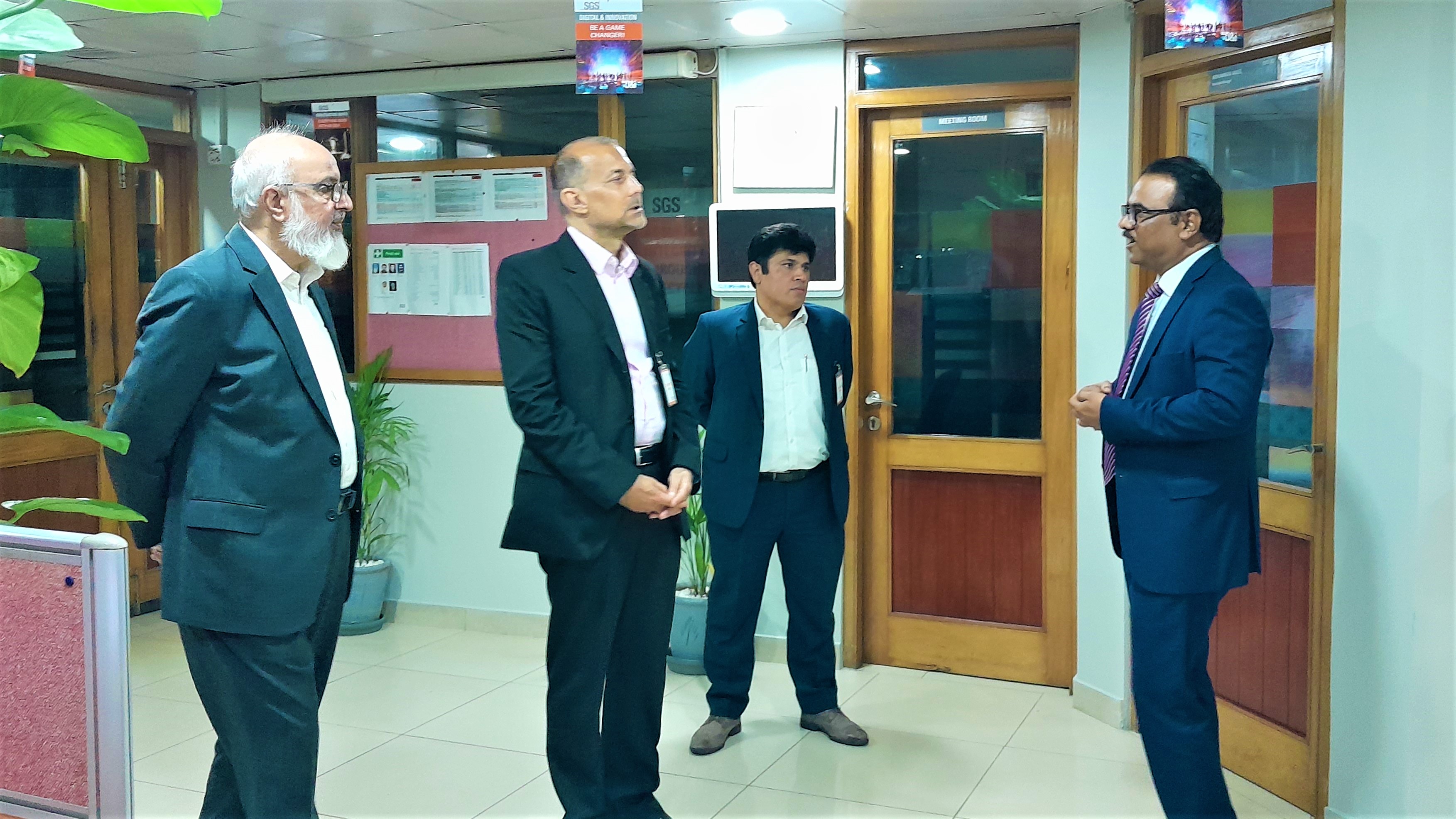 The Ambassador of Switzerland to Pakistan Visits SGS Office and Testing Facility in Karachi