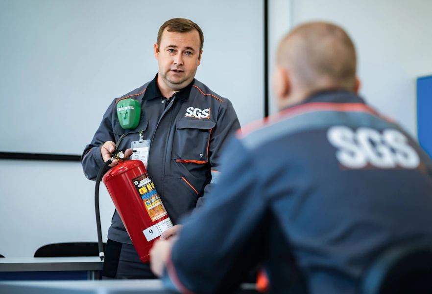 SGS Firefighting Training Pavlodar Kazakhstan