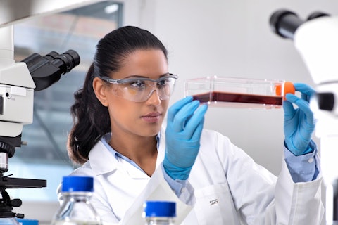 Scientist Doing Experiments in a Laboratory