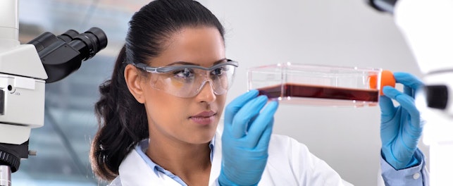 Scientist Doing Experiments in a Laboratory