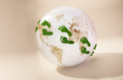 Carbon Footprint Globe