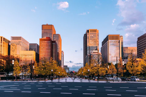 City Scape in Autumn