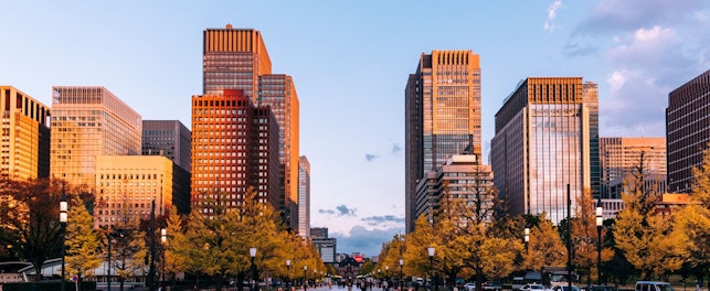 City Scape in Autumn