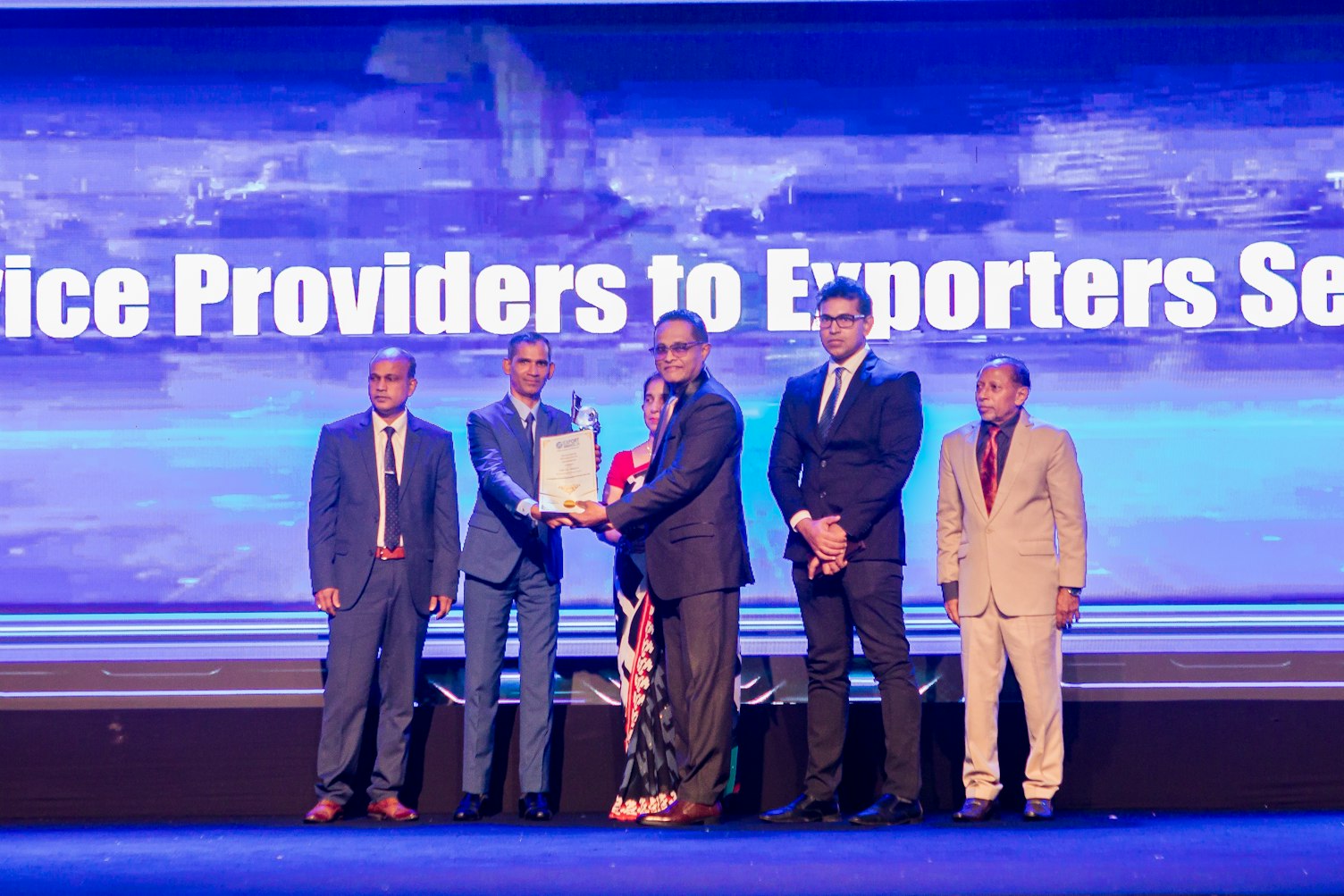 SGS Lanka receiving Award 2024
