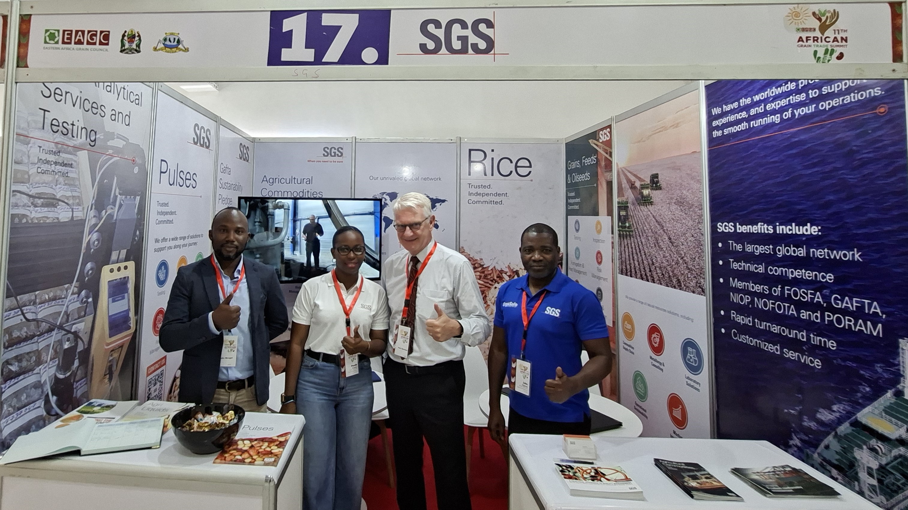 SGS Showcases Expertise in Agricultural Commodities at 11th Africa Grain Trade Summit in Zanzibar