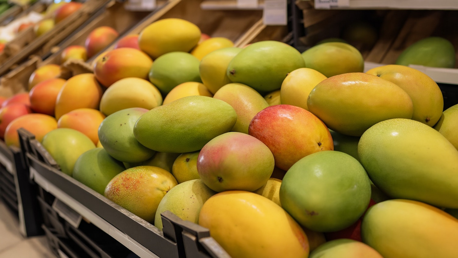 Mango in supermarket
