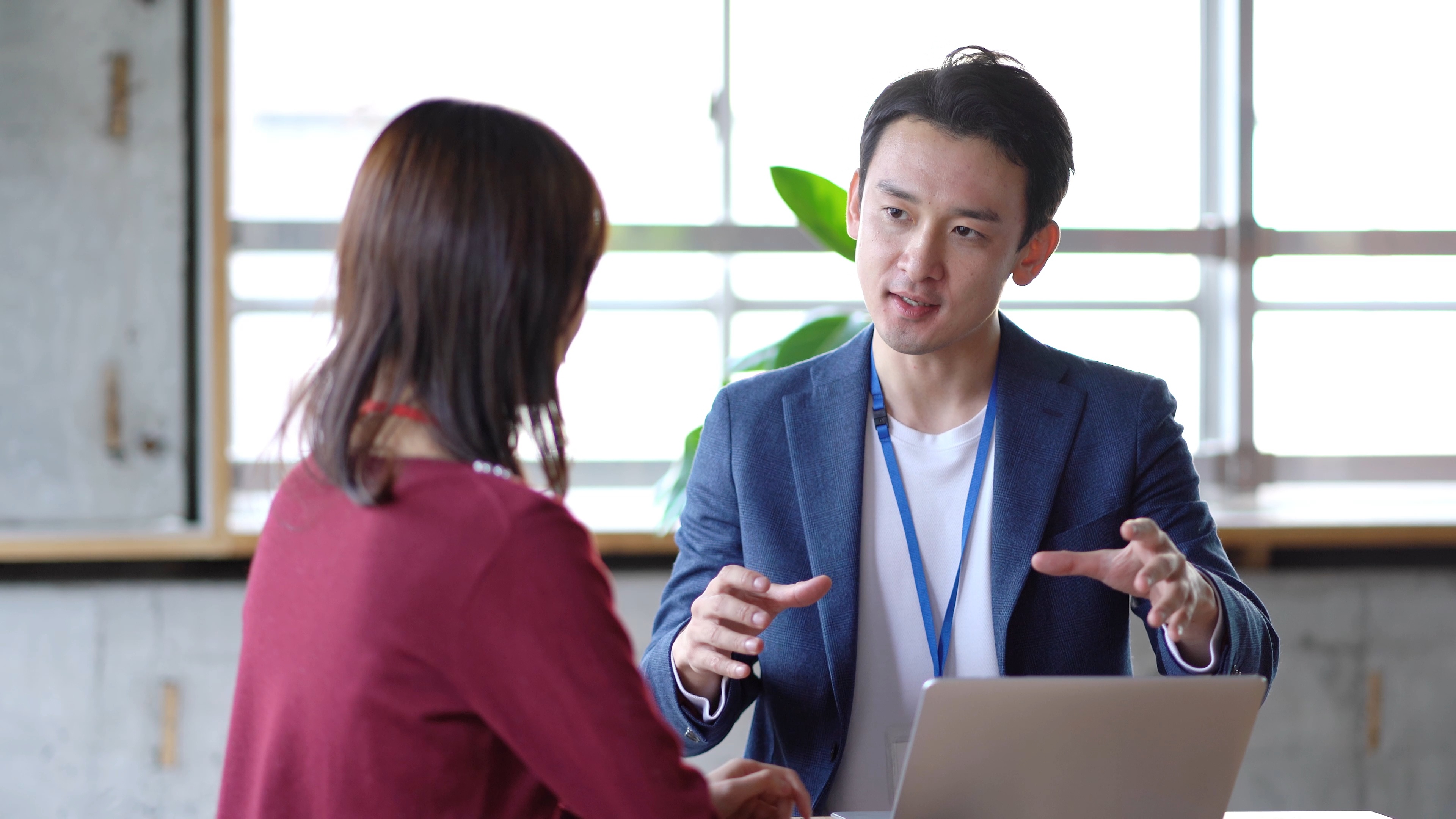 Business Colleagues Discussing a Project