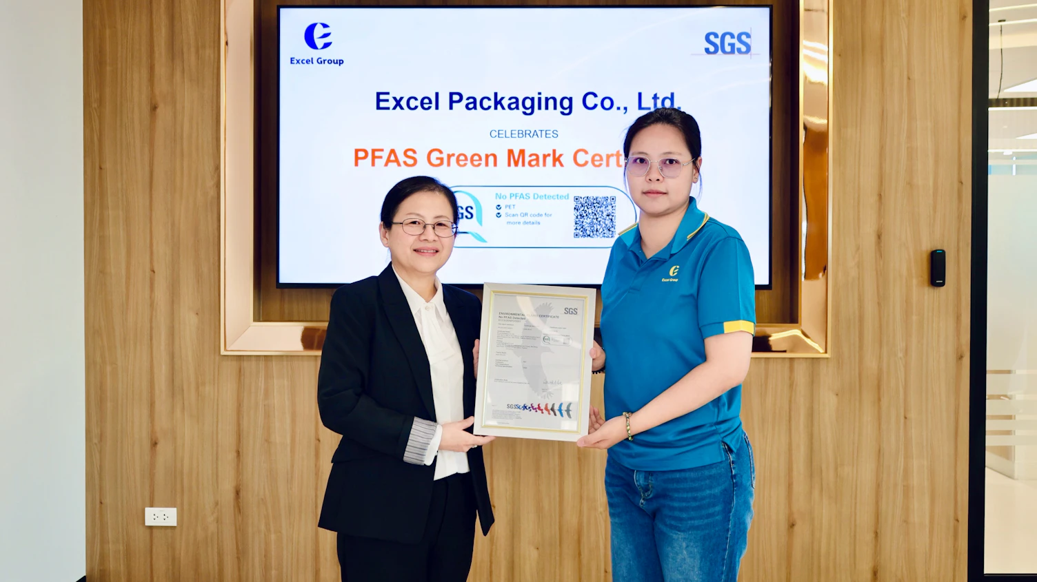 SGS Awards No PFAS Detected to Excel Packaging2