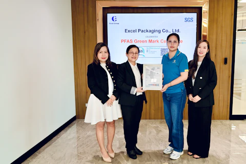 SGS Awards No PFAS Detected to Excel Packaging