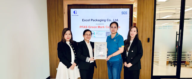 เอ็กซ์เซลแพคเกจจิ้งรับมอบ No PFAS Detected" Certificate