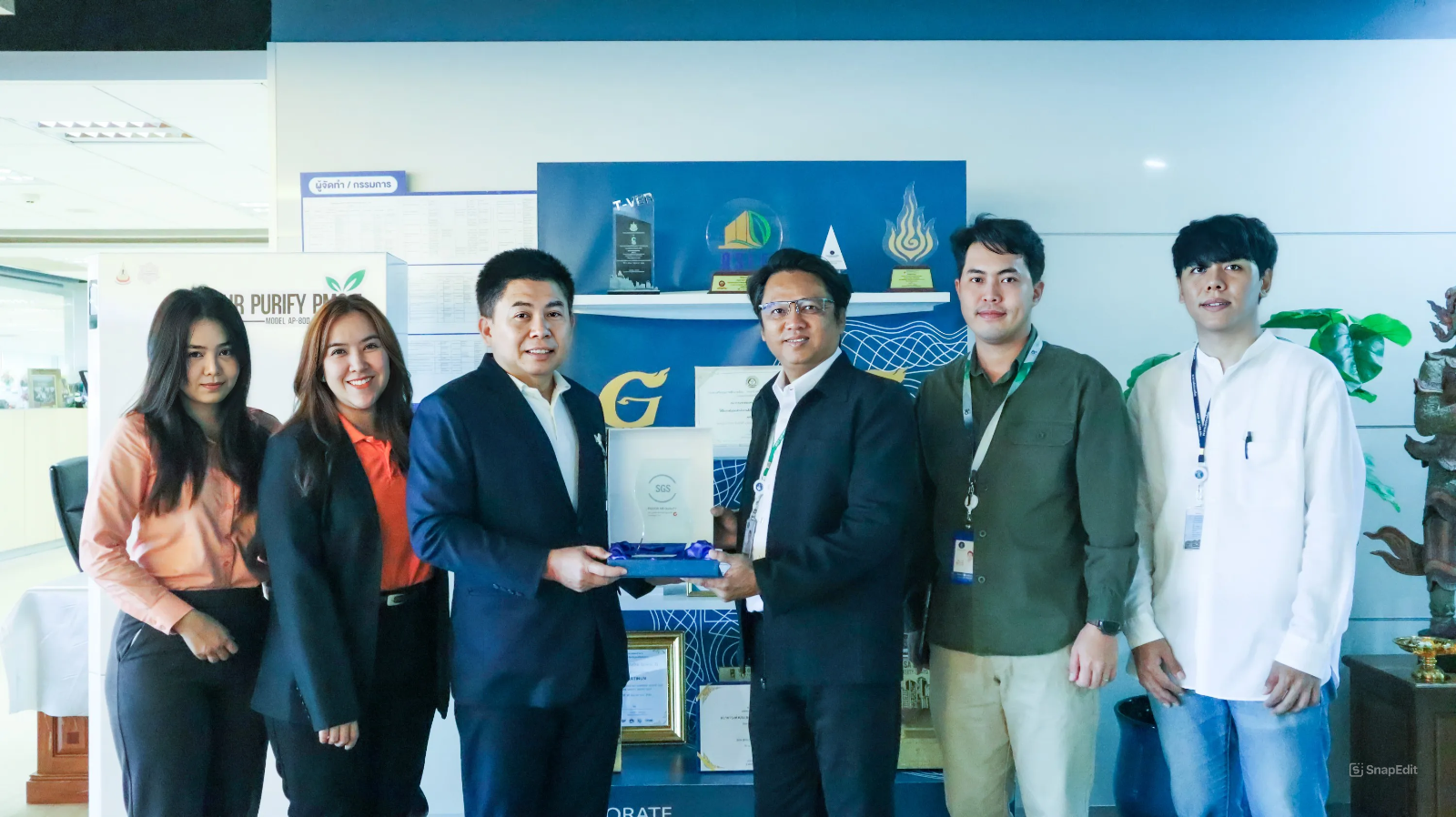  เอสจีเอสมอบ IAQ Mark ให้แก่ธนาคารแห่งชาติ2