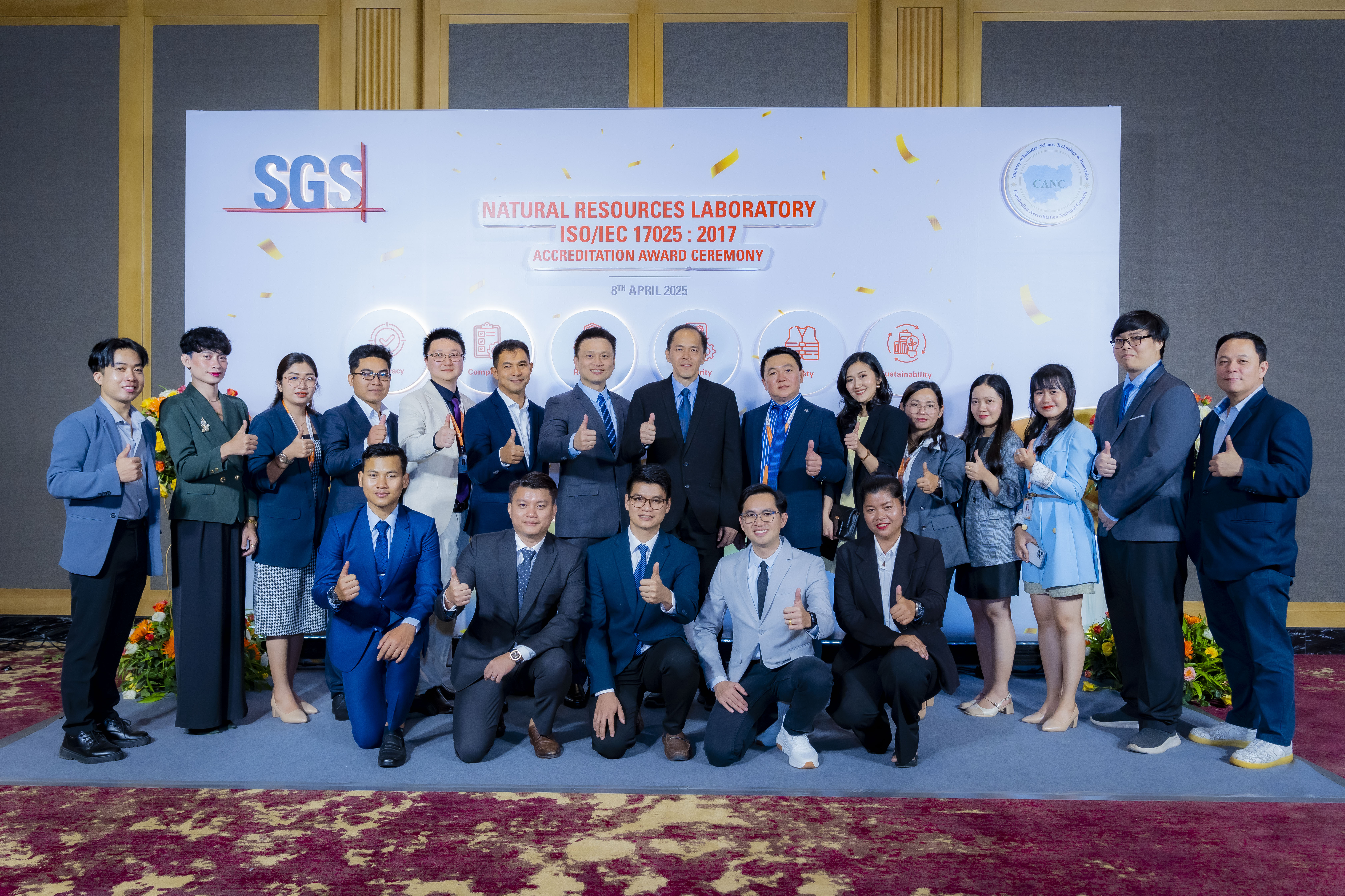 SGS Cambodia ไดรับใบรับรอง ISO 17025