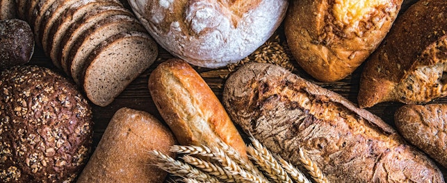 Variety of Whole Wheat Breads
