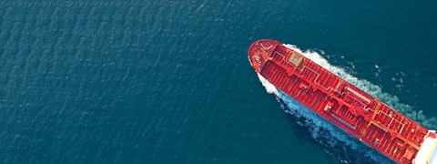 Aerial View of a Ship
