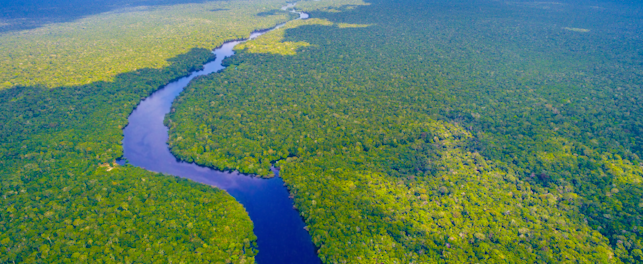 Amazon river in Brazil