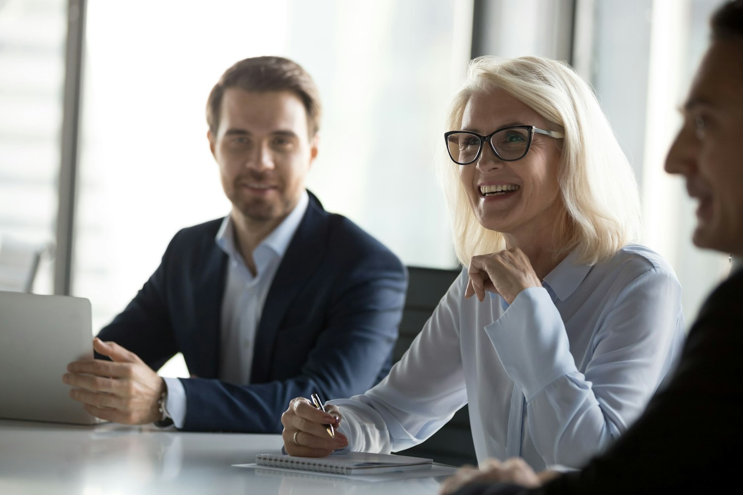 Business Colleagues in a Meeting