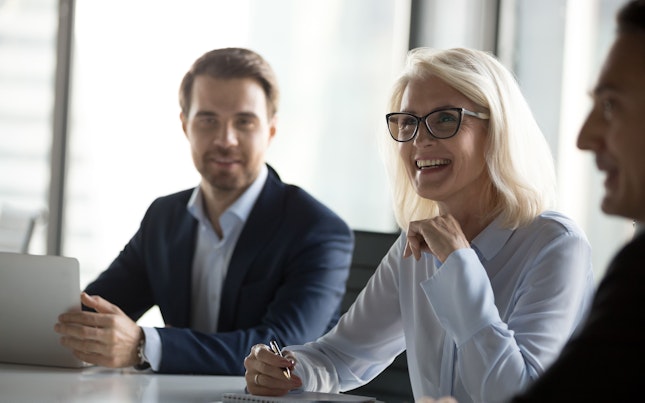 Business Colleagues in a Meeting