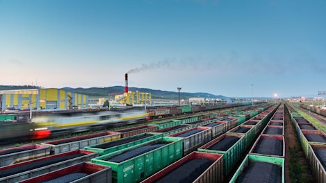 Coal Mining Export Shipment by Train