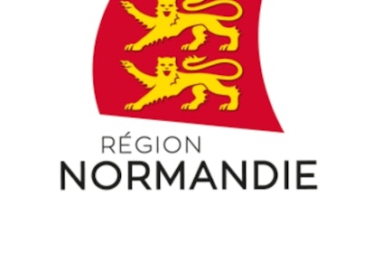 Logo de la région Normandie sur fond blanc