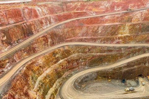 Open Pit Mine Top View