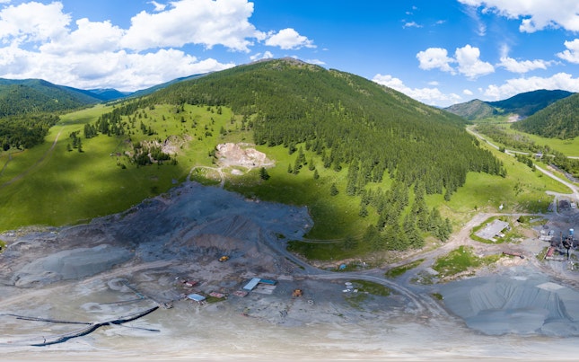 opencast mining quarry