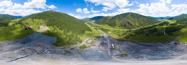 opencast mining quarry