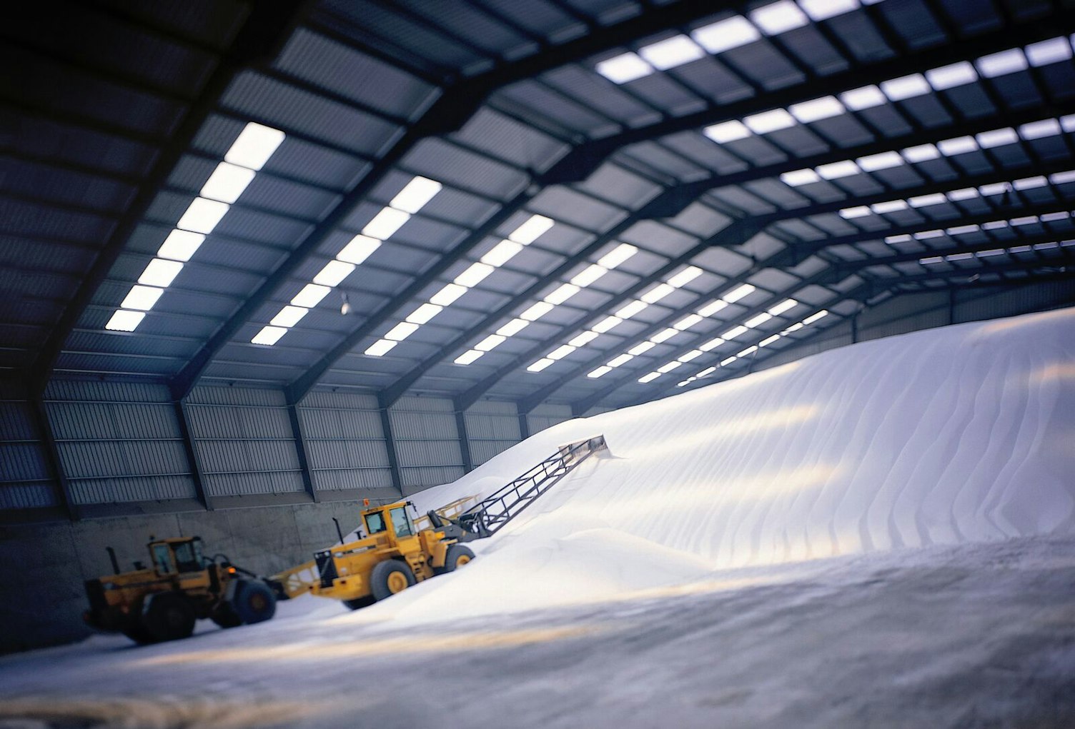 Sand Storage in Warehouse