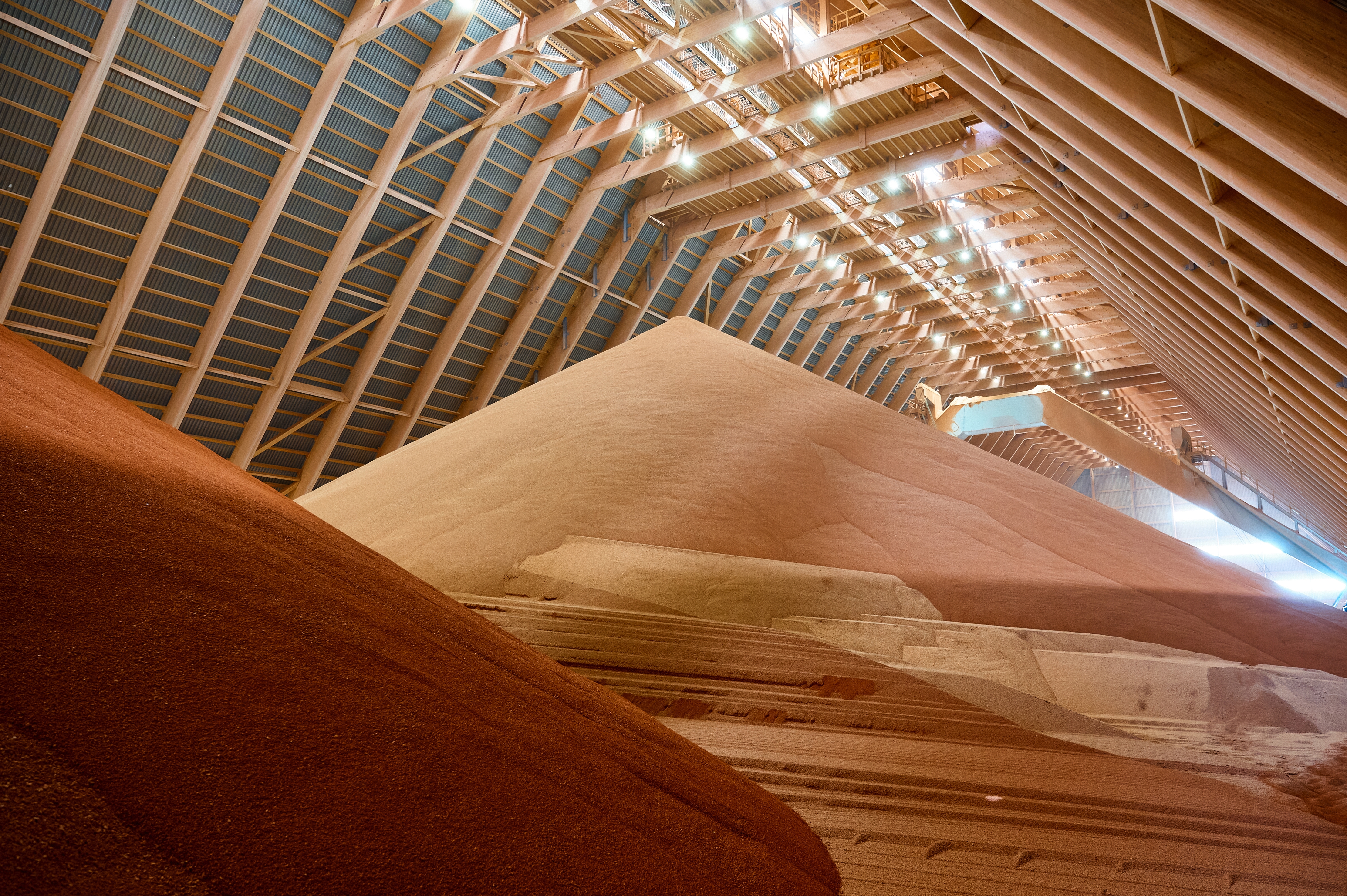 Sand Storage in Warehouse