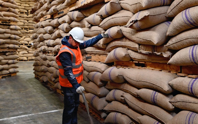 Hero inspectie van landbouwgrondstoffen