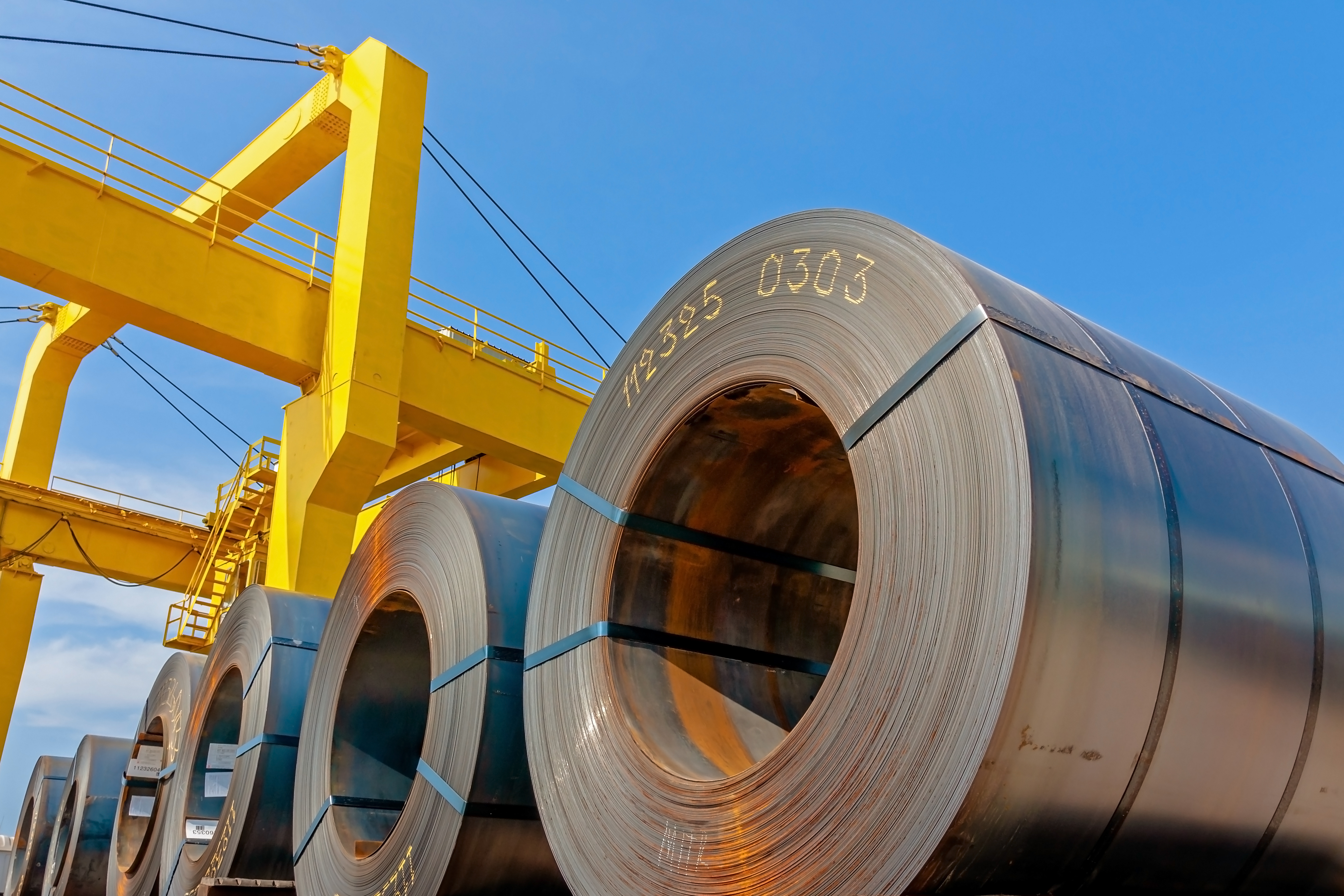 Steel Coil Transportation at Port