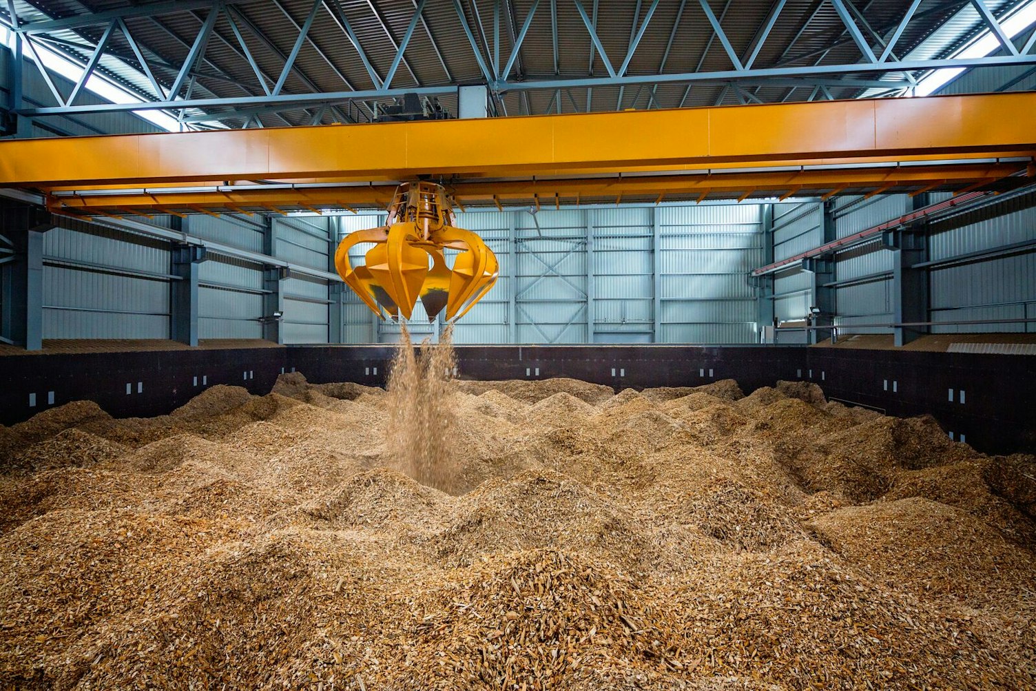 Storage of Wood Chips