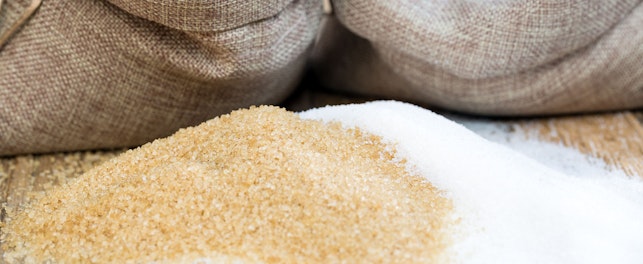 Various Types of Sugar Brown Sugar and White