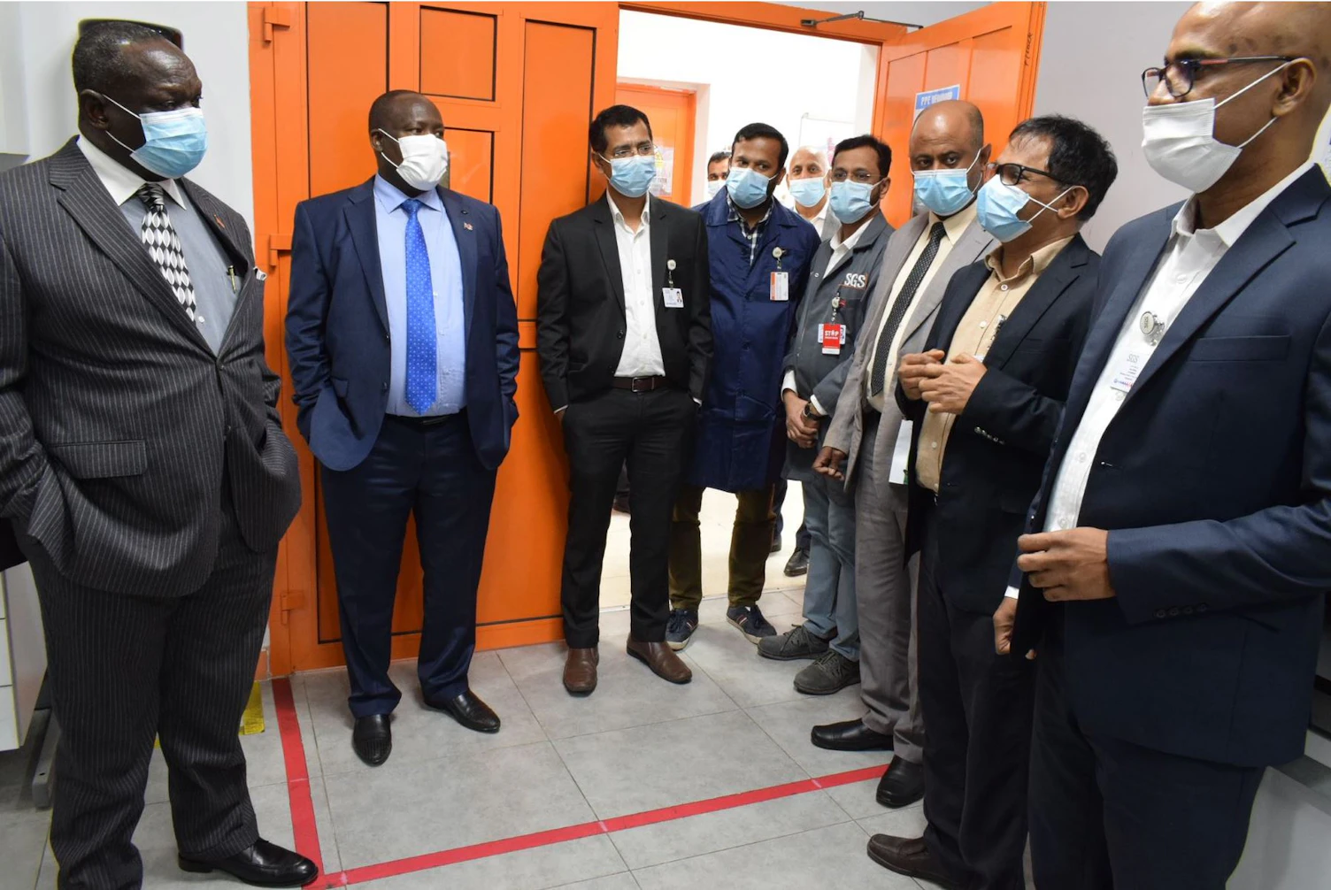 SGS team welcomes Kenyan embassy officials