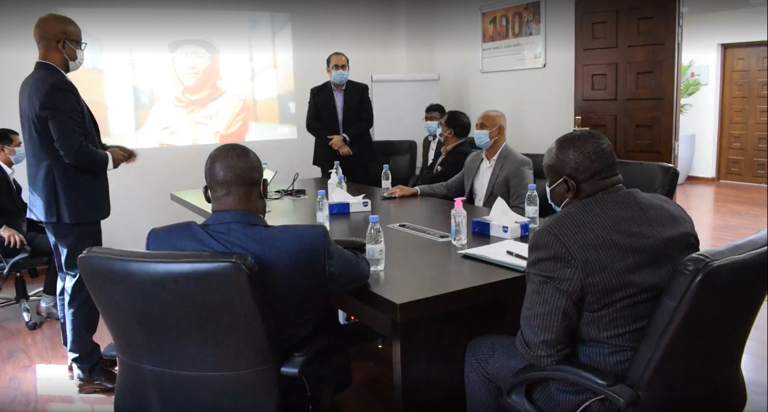 SGS team presents to Kenyan embassy officials, SGS presentation