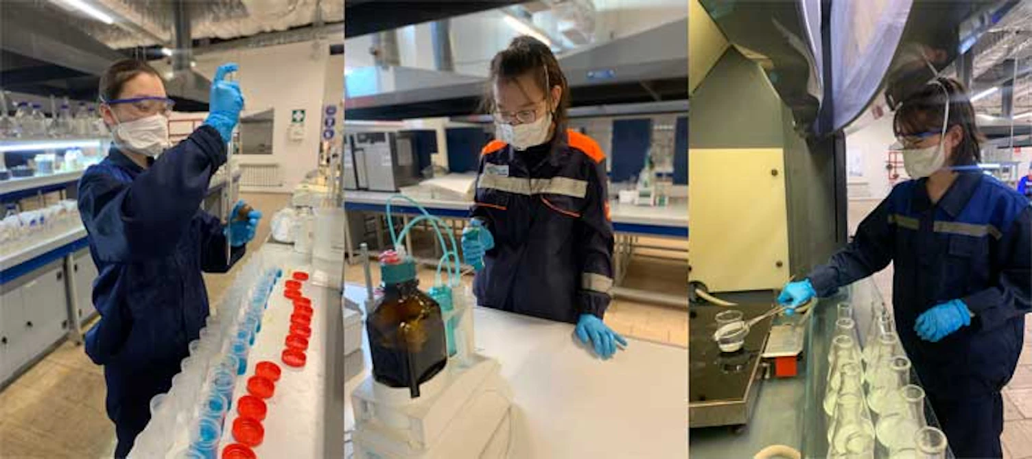 Laboratory workers