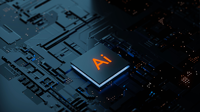 main feature AI Chip in a Motherboard