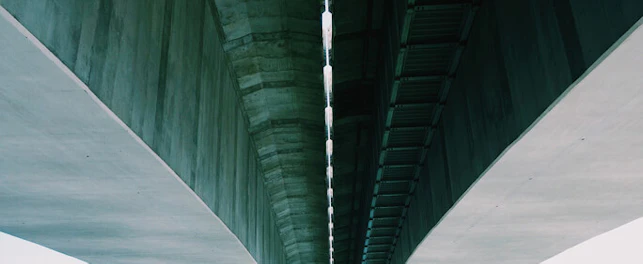 main feature bridge view from underneath
