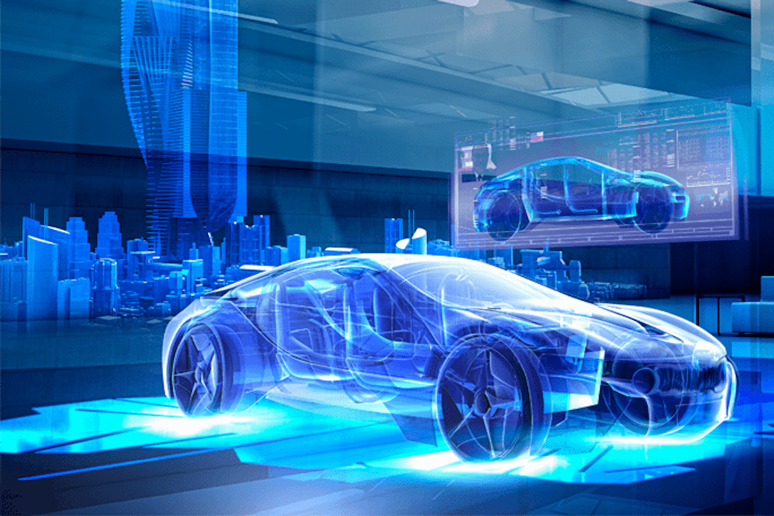 main feature Car Hologram